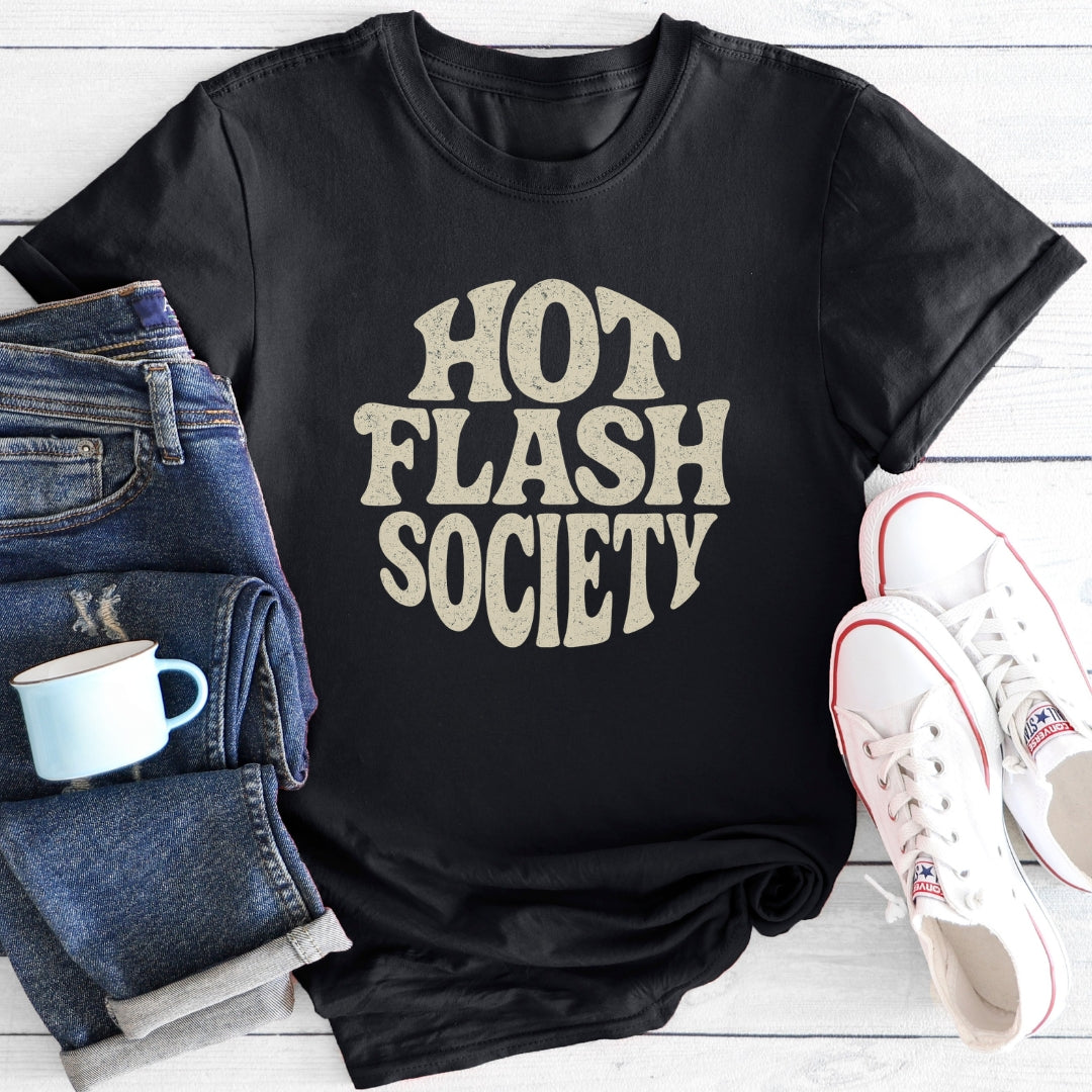 Hot Flash Society | Funny Menopause T-Shirt