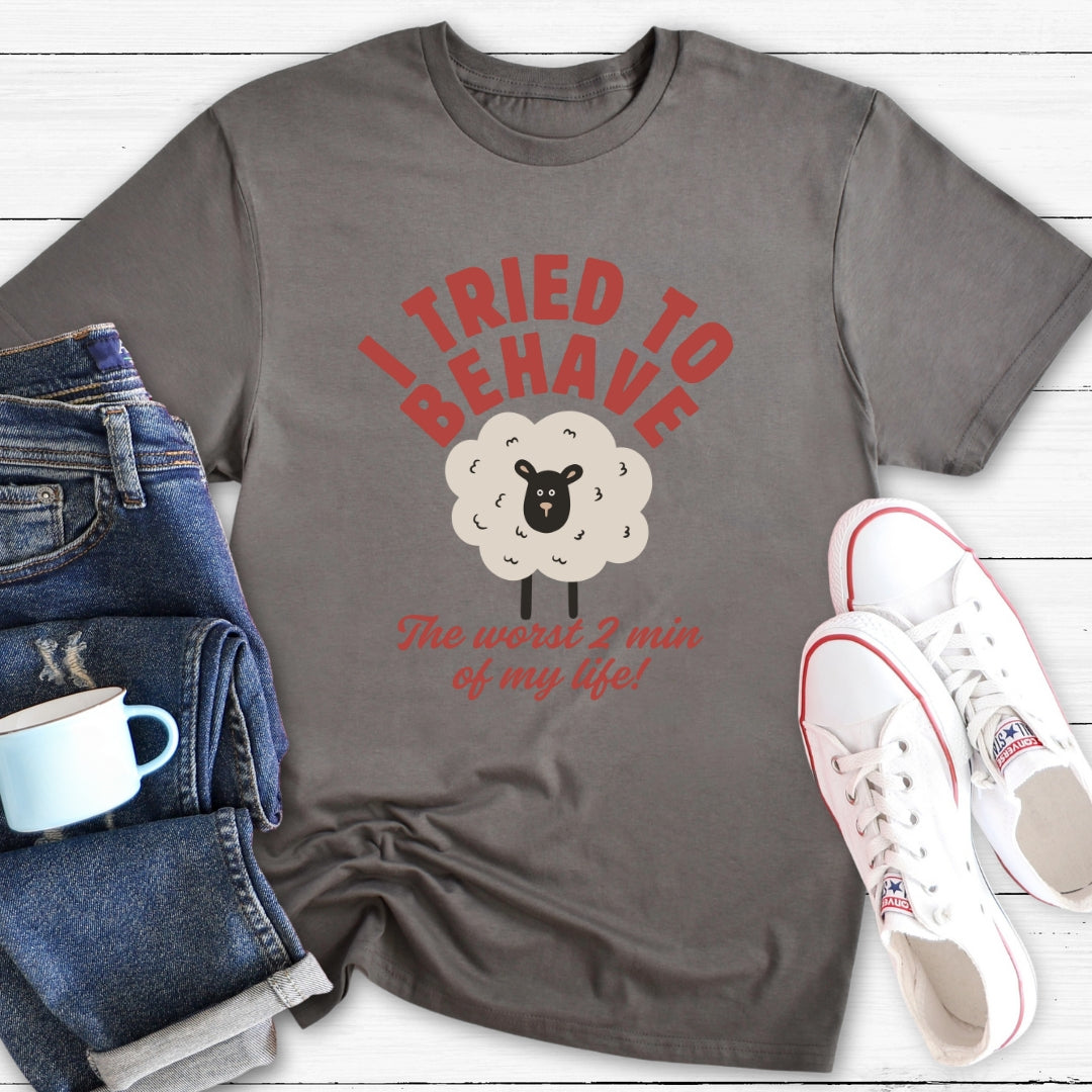I tried to behave (black sheep) | T-Shirt