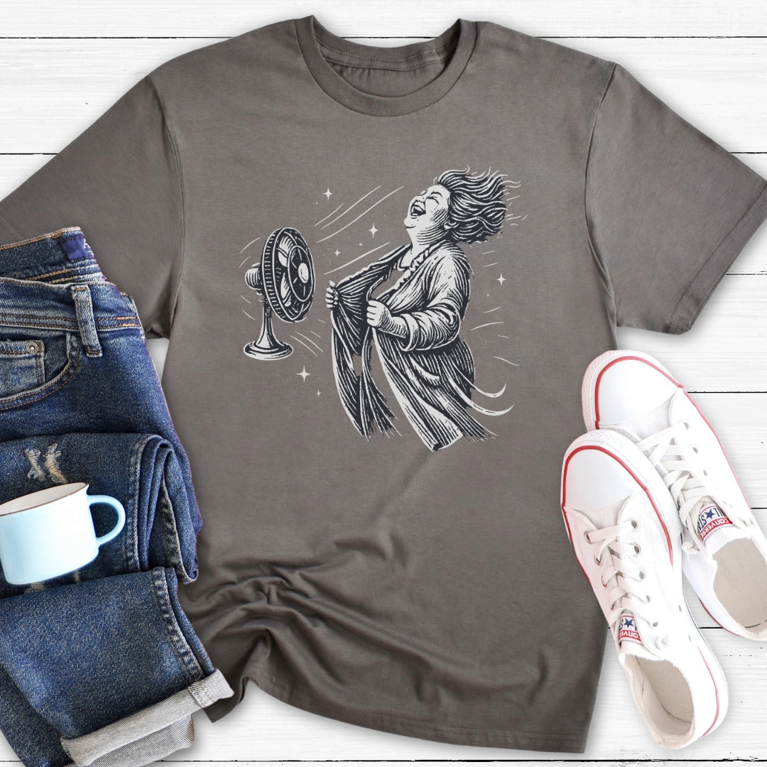 Hot Flash Fan Club | Funny Menopause T-Shirt