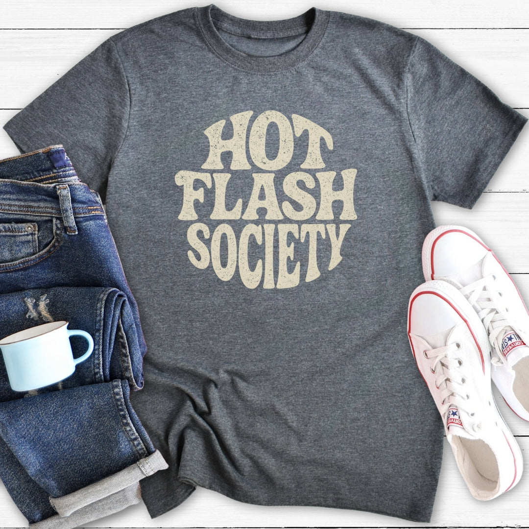 Hot Flash Society | Funny Menopause T-Shirt