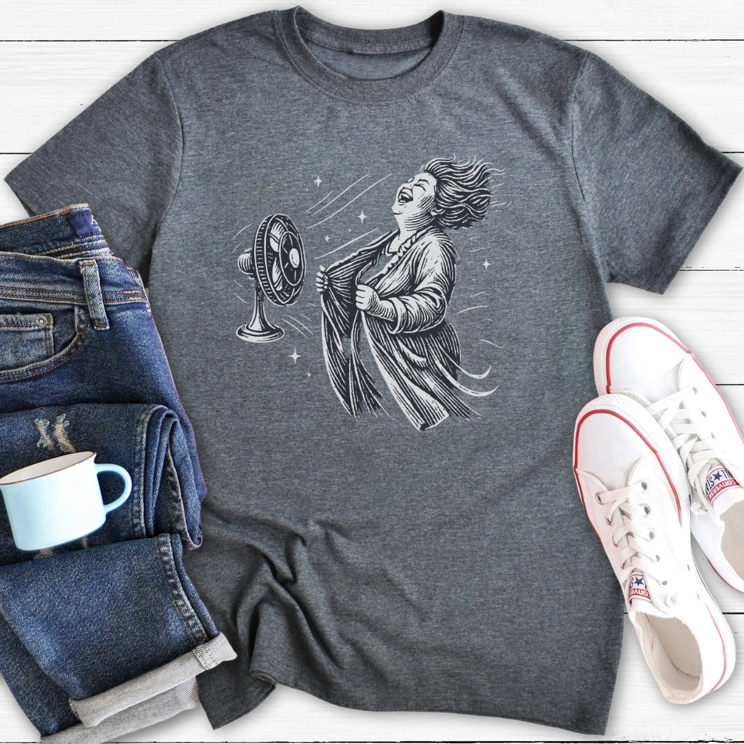 Hot Flash Fan Club | Funny Menopause T-Shirt