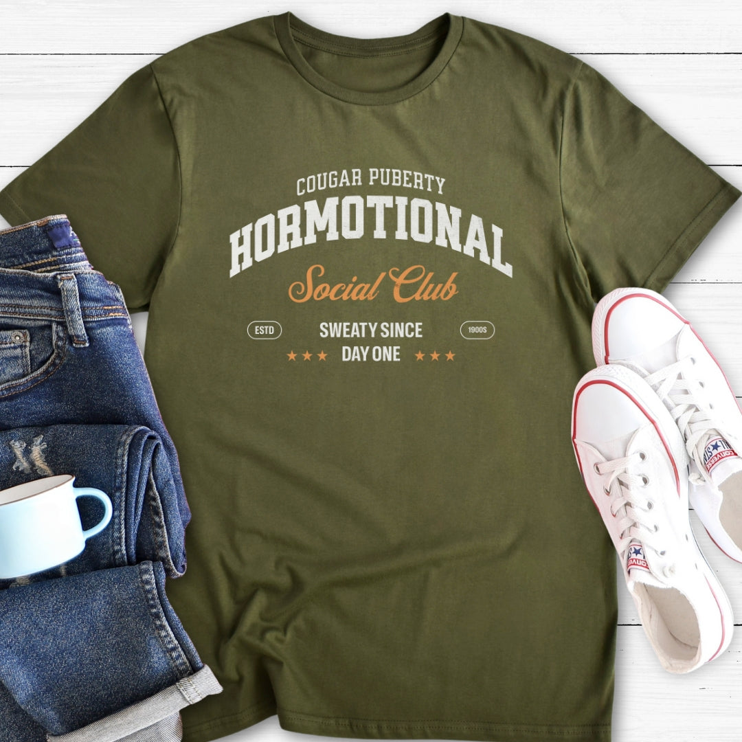 Hormotional Social Club | Funny Menopause T-Shirt