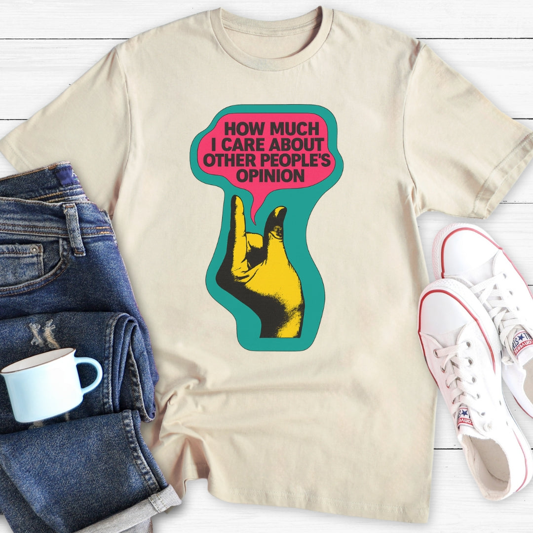 How Much I Care | Funny T-Shirt