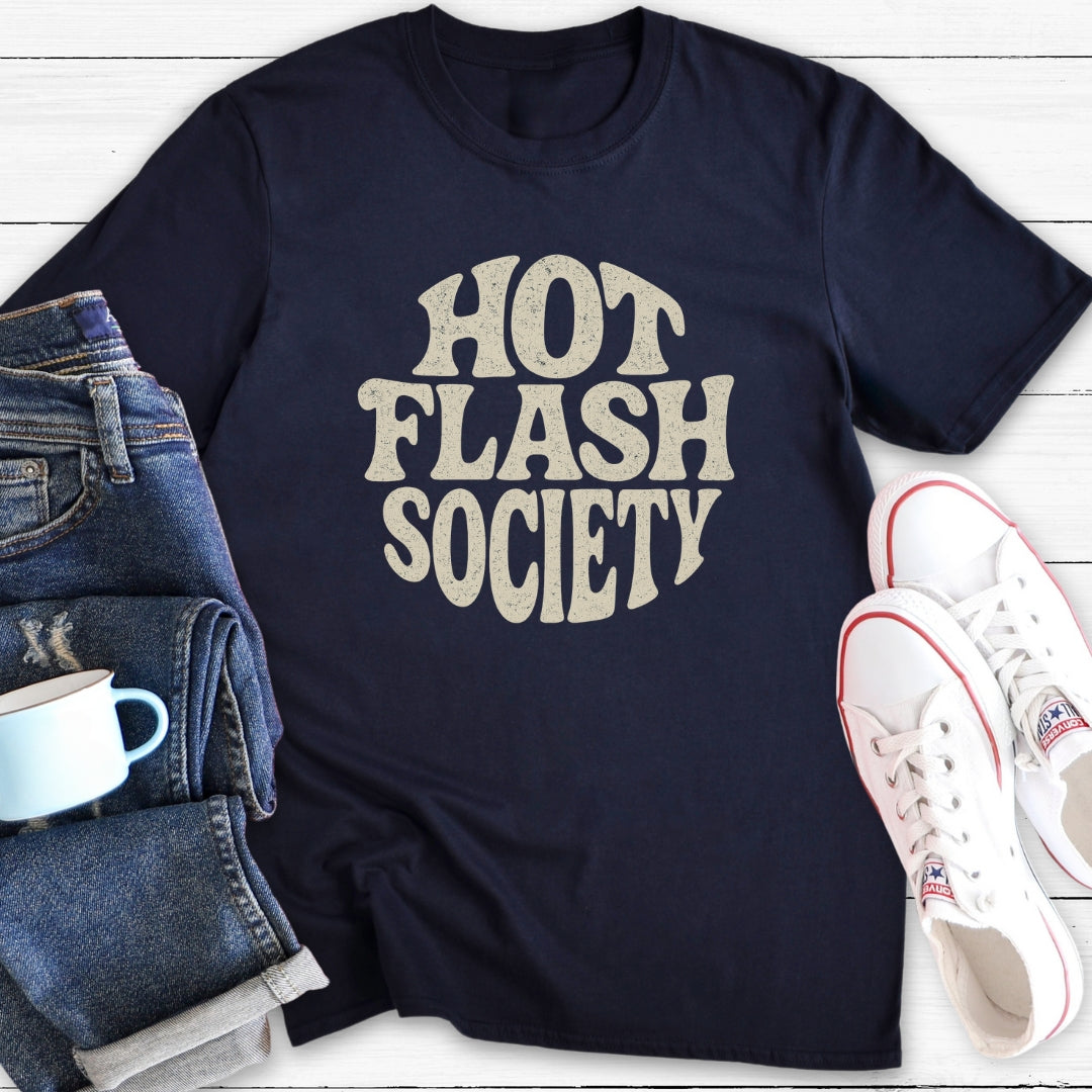 Hot Flash Society | Funny Menopause T-Shirt