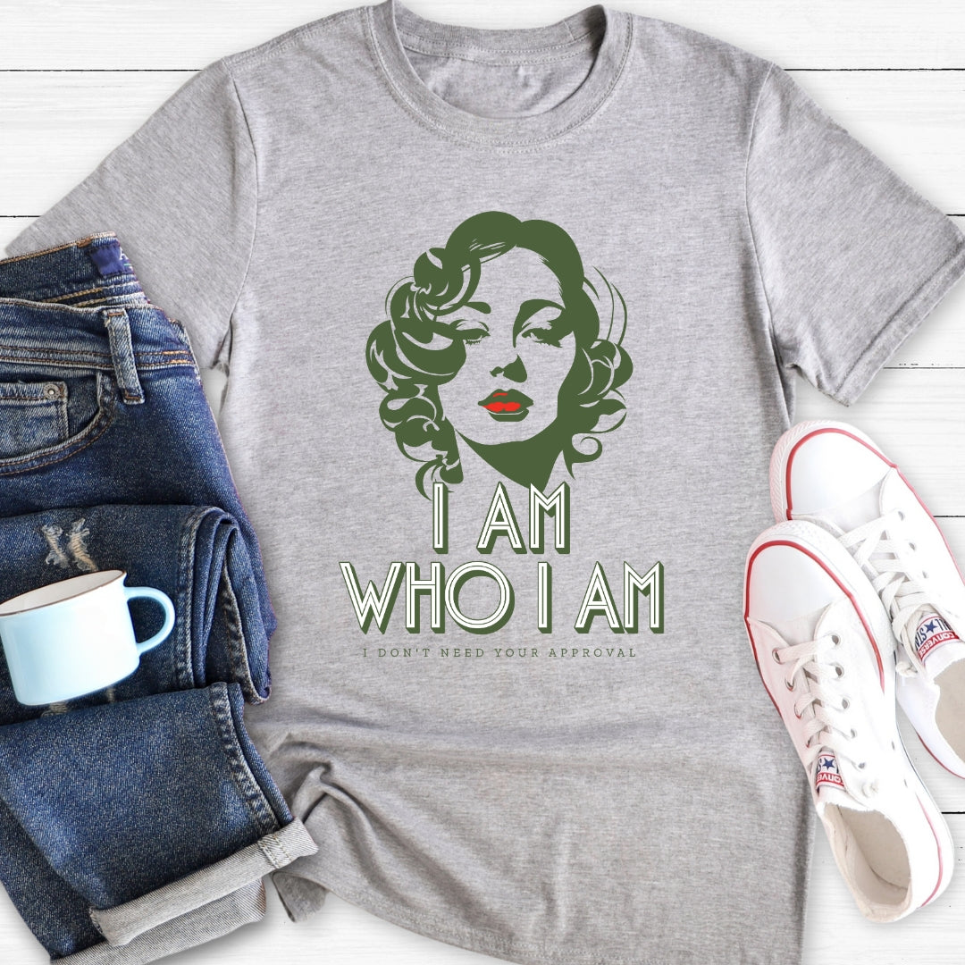 I am who I am (art deco) | T-Shirt