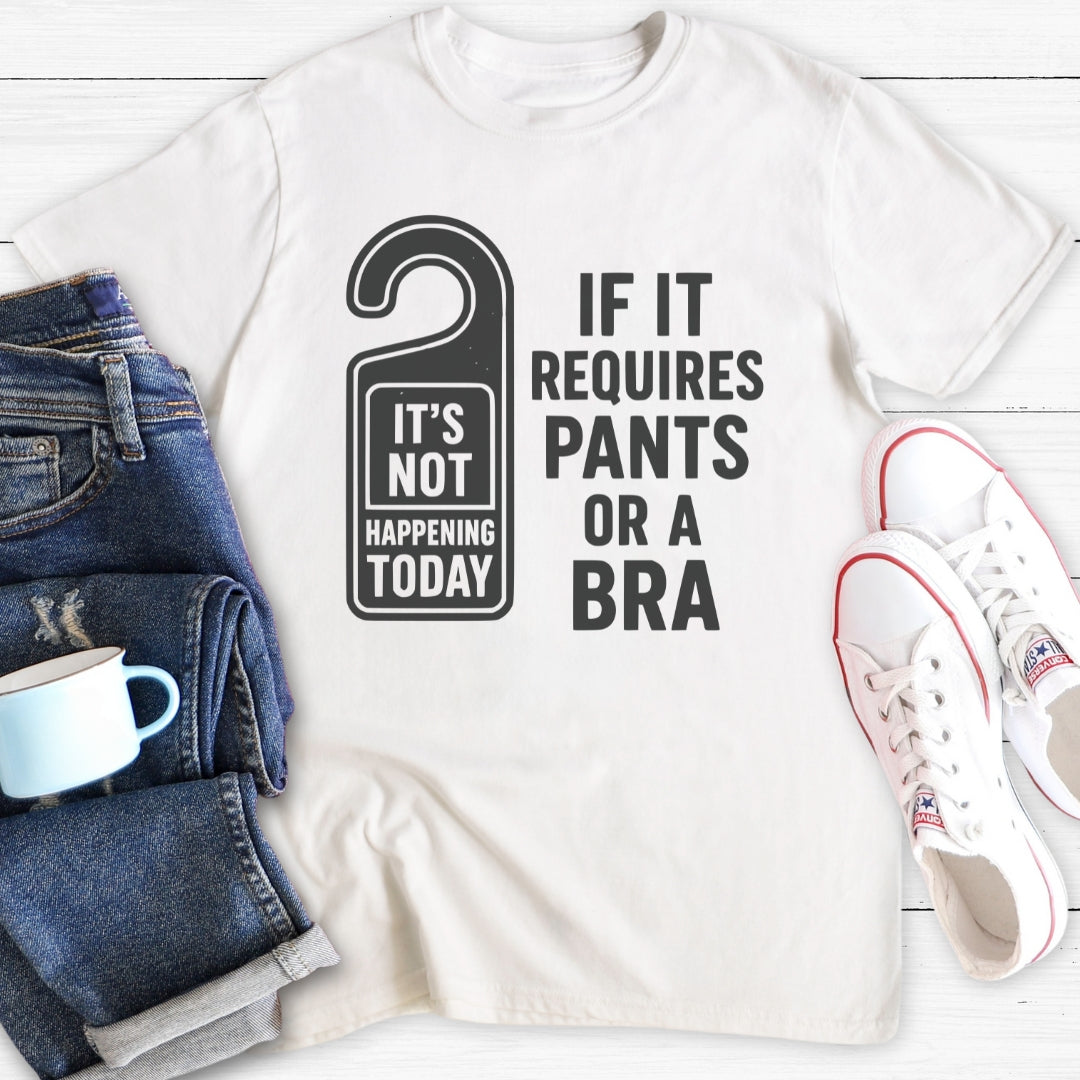 If it requires pants or a bra (door-hanger) | T-Shirt