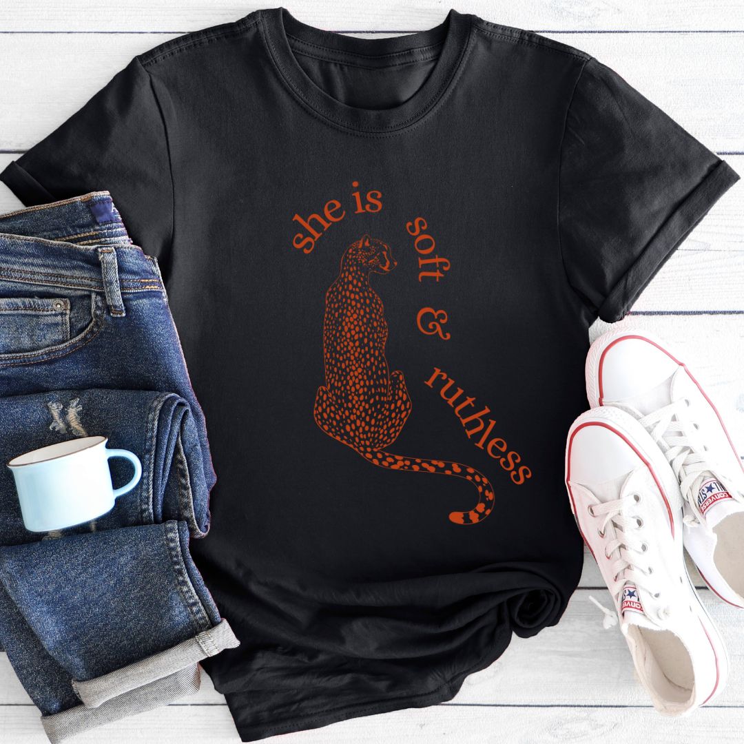 She is soft & ruthless | T-Shirt