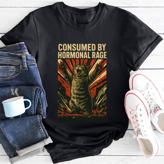 Hormonal Rage Cat | T-Shirt