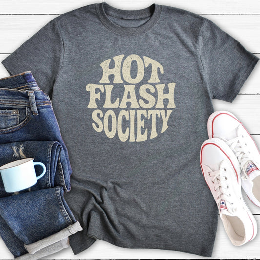 Hot Flash Society | Funny Menopause T-Shirt