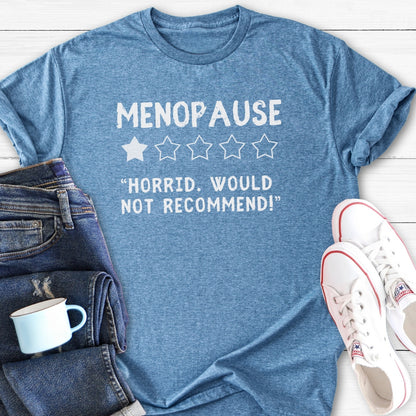 Menopause 1 Star | Funny Menopause T-Shirt