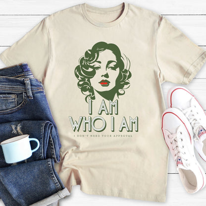 I am who I am (art deco) | T-Shirt