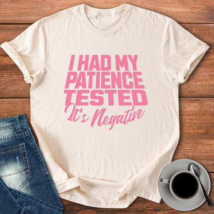 Patience Negative | T-shirt