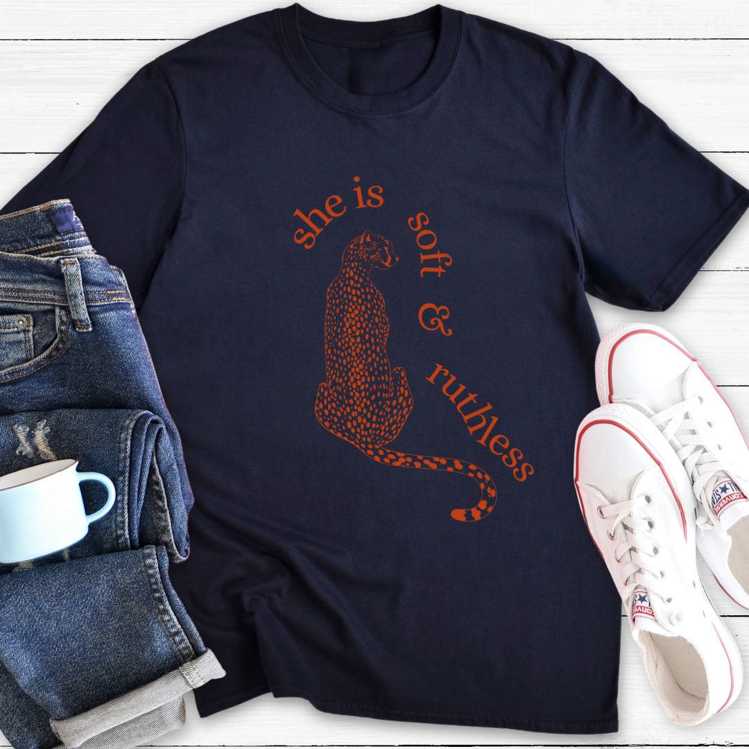 She is soft & ruthless | T-Shirt