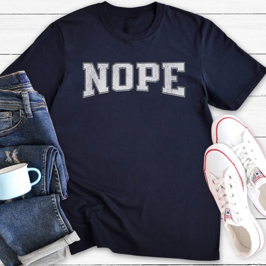 Nope (Varsity) | T-Shirt